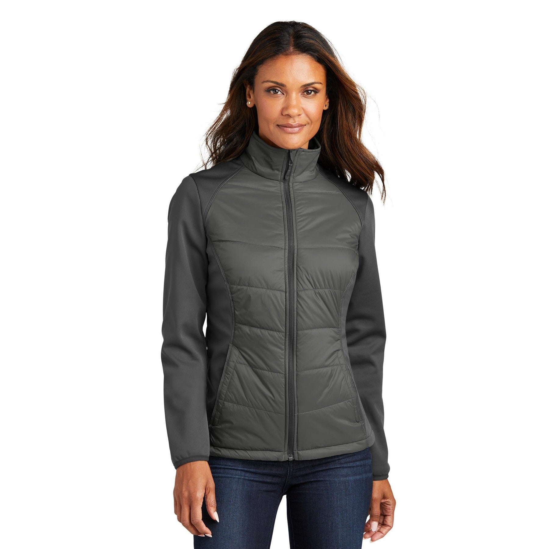 Port Authority-Port Authority® Women's Hybrid Soft Shell Jacket. L787-MedTech-2